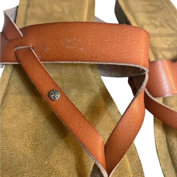 Maldives Sandals Brown Size 8 - Picture 2 of 4